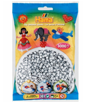 201-70 KORALIKI DO PRASOWANIA HAMA MIDI 3000 JASNY POPIELATY