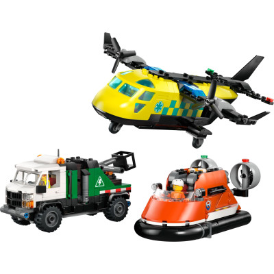 60505 LEGO CITY ZESTAW Z SAMOLOTEM, CIĘŻARÓWKĄ SERWISOWĄ I PODUSZKOWCEM 2026