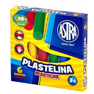 030071 PLASTELINA 6 KOLORÓW ASTRA