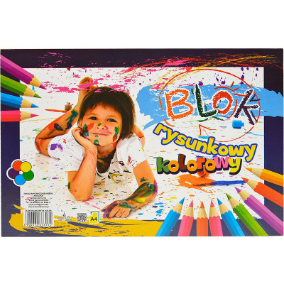73134 BLOK RYSUNKOWY KOLOROWY A4