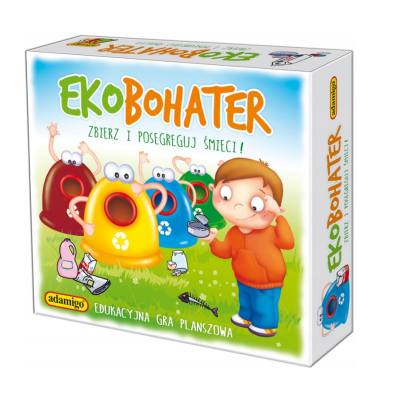 006984 ADAMIGO GRA EDUKACYJNA EKOBOHATER SEGREGACJA ŚMIECI
