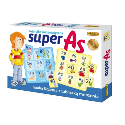 001750 ADAMIGO GRA LOTERYJKA MATEMATYCZNA SUPER AS