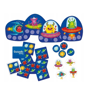 564183 GRA PLANSZOWA GWIAZDOZBIORY KOSMOS GALAKTYKA KUKURYKU