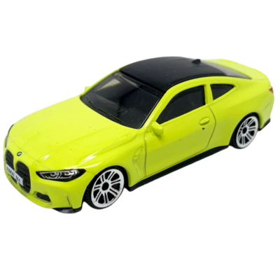 928915 MSZ SAMOCHÓD BMW M4 G82 ŻÓŁTY POJAZD  MODEL 1:64