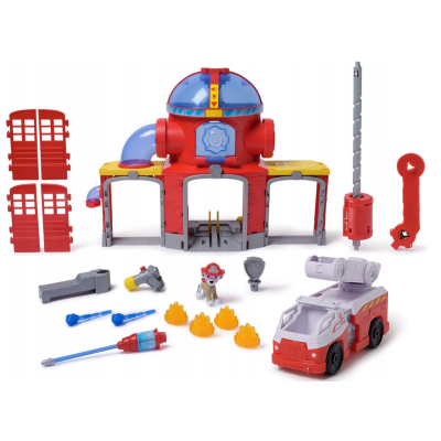 6073760 PSI PATROL FIRE RESCUE REMIZA STRAŻACKA POJAZD FIGURKA MARSHALL