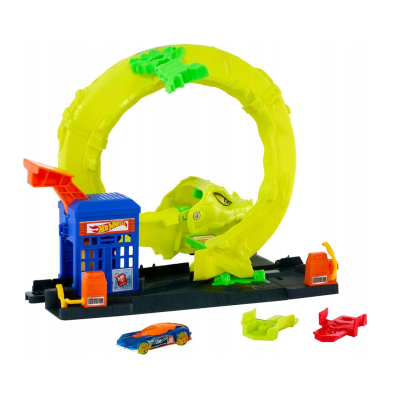JBM63 HOT WHEELS ZAKRĘCONY TOR WĘŻA + AUTKO
