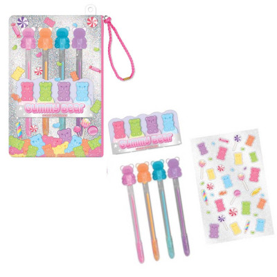 028538 HOT FOCUS DŁUGOPISY ŻELOWE ŻELKI