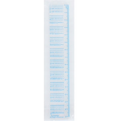 600566 LINIJKA SZKOLNA TRANSPARENTNA Z TABLICZKĄ MNOŻENIA 15CM