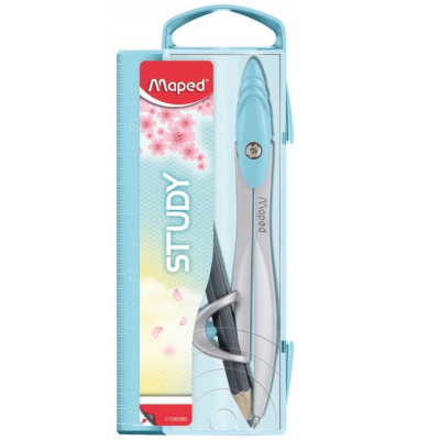 941115 CYRKIEL SZKOLNY Z OŁÓWKIEM 2 KOLORY