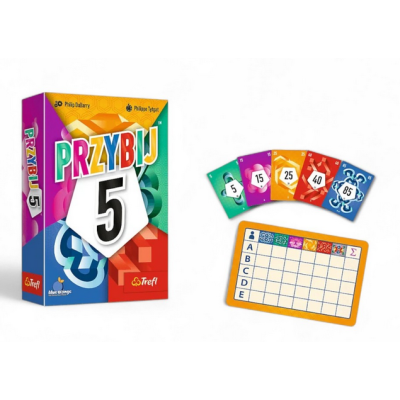 02793 TREFL GRA KARCIANA PRZYBIJ 5
