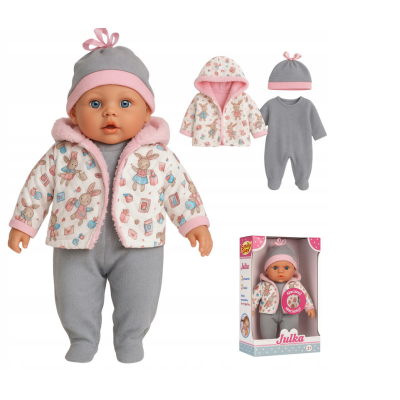 844974 "MOJA LALKA" JULKA MÓWI PO POLSKU I ANGIELSKU 40CM