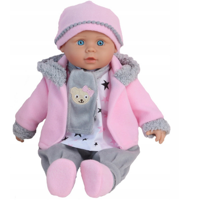 839383 MOJA LALKA JULKA BOBAS 40CM MÓWI PO POLSKU I ANGIELSKU