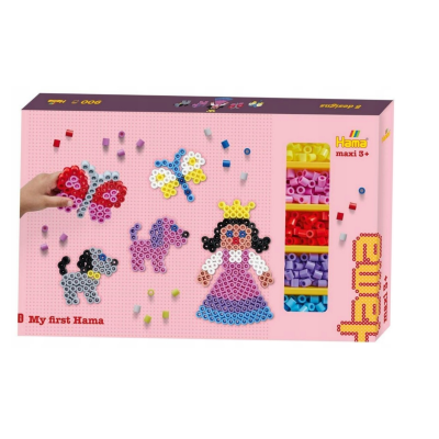 8717 KORALIKI HAMA MAXI ZESTAW KSIĘŻNICZKA 900EL