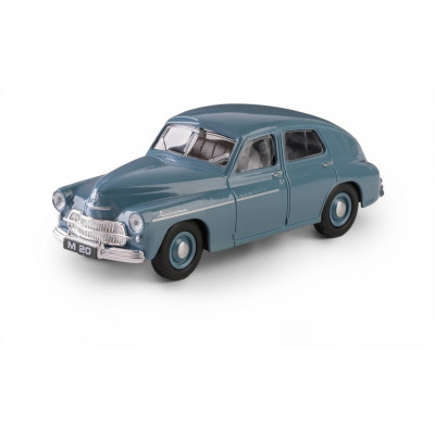 2115903 METALOWY POJAZD WARSZAWA M20 POPIELATY PRL MODEL 1:43 DAFFI