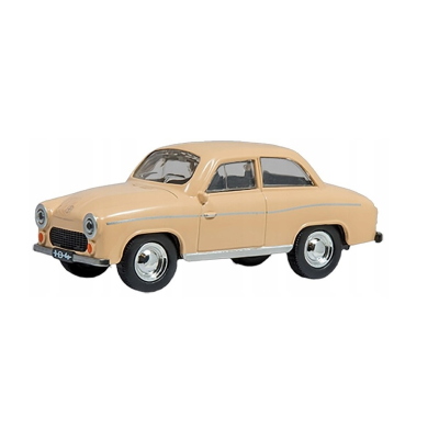 115750 METALOWY POJAZD SYRENA BEŻOWY PRL MODEL 1:43 DAFFI