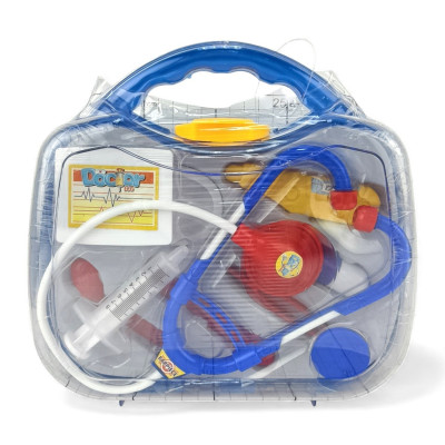 572352 ZESTAW LEKARSKI DOKTOR LEKARZ AKCESORIA W WALIZCE