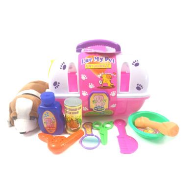 479845 MASKOTKA PIESEK PUPIL Z KLATKA TRANSPORTER + AKCESORIA