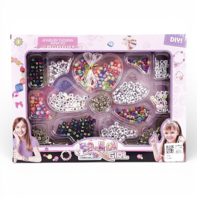 493414 ZESTAW KORALIKI DO ROBIENIA BIŻUTERII ASKATO