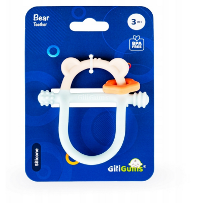 30068 GRYZAK MIŚ GRYZACZEK GRZECHOTKA DLA NIEMOWLĄT GILIGUMS