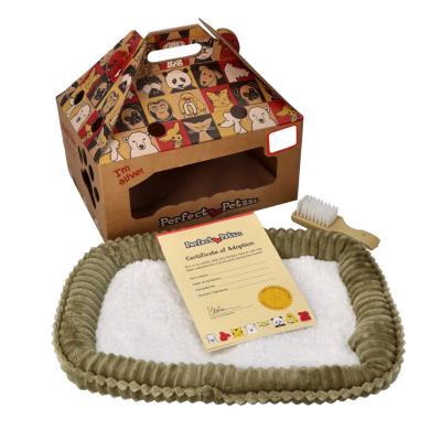 996415 MASKOTKA ODDYCHAJĄCY PIESEK SZCZENIACZEK MALTAŃCZYK PERFECT PETZZZ