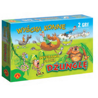 002348 ALEXANDER GRA WYŚCIGI KONNE DŻUNGLA
