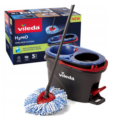 254237 MOP OBROTOWY VILEDA H2PRO Z SYSTEMEM CZYSTEJ WODY