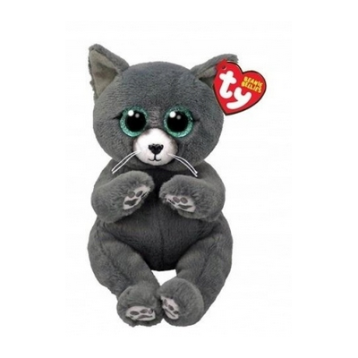 415014 MASKOTKA PLUSZAK SZARY KOTEK BINX TY BEANIE BOOS 15CM