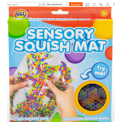 216360 MATA SENSORYCZNA ŻELOWE KULKI SQUISH