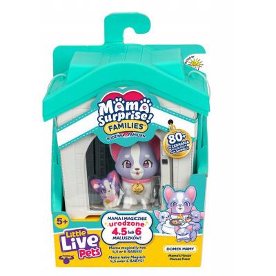 26659BU LITTLE LIVE PETS FAMILIES DOMEK MAMY PIESKI PIESEK COBI