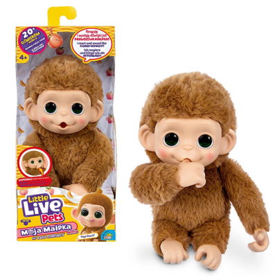 26766 LLP INTERAKTYWNA MINI MAŁPKA PEPI PEACH MASKOTKA COBI