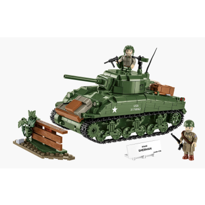 3126 COBI KLOCKI CZOŁG HISTORICAL COLLECTION M4A1 SHERMAN