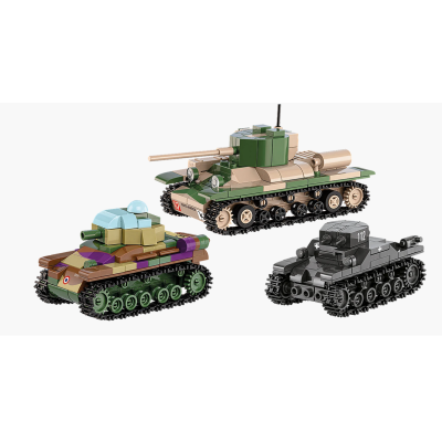 2740 COBI KLOCKI CZOŁG HISTORICAL COLLECTION RENAULT R35,VALENTINE IX