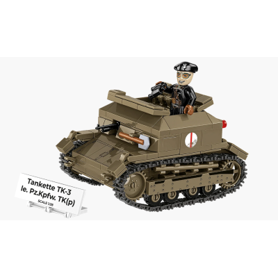 2658 COBI KLOCKI POLSKI CZOŁG HISTORICAL COLLECTION TANKIETKA TK-3