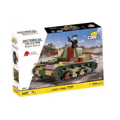 2661 COBI KLOCKI HISTORICAL COLLECTION CZOŁG LEKKI 7TP