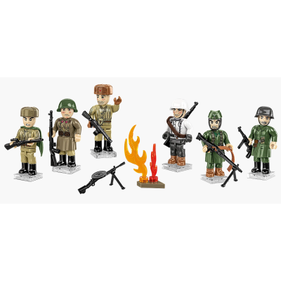 2061 COBI KLOCKI FIGURKI BITWA O STALINGRAD HISTORICAL COLLECTION WWII 76el