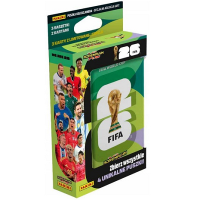 029369 PANINI FIFA WORLD CUP 2026 MINI PUSZKA ADRENALYN KARTY PIŁKARSKIE