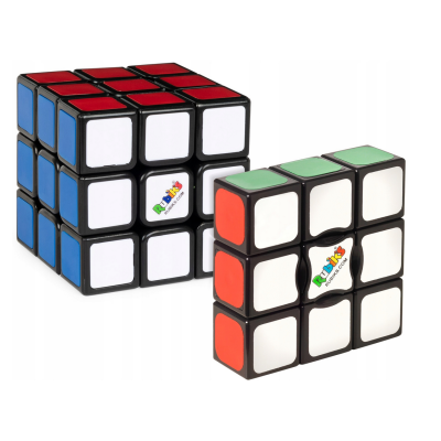 6064005 RUBIKS KOSTKA RUBIKA 3X3 ZESTAW STARTOWY + RUBIK'S EDGE SIMPLE 3X1