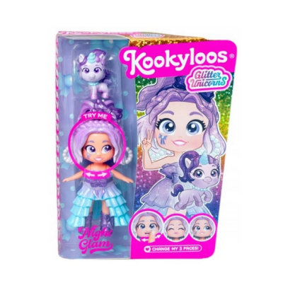 49822NG KOOKYLOOS LALECZKA GLITTER NIGHT GLAM JEDNOROŻEC