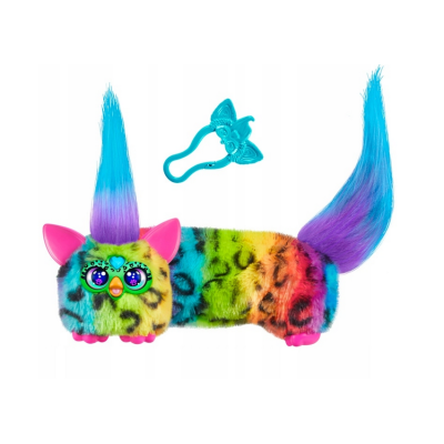 330208 FURBY DJ FURBIŚ RAIN-BOW-KAT ROZCIĄGLIWA MASKOTKA INTERAKTYWNA
