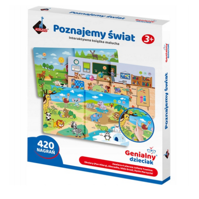 910695 POZNAJEMY ŚWIAT INTERAKTYWNA KSIĄŻECZKA ASKATO