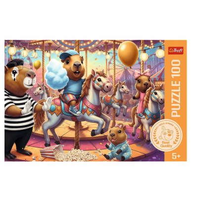 16566 TREFL PUZZLE KAPIBARY NA WAKACJACH KAPIBARA  100 EL
