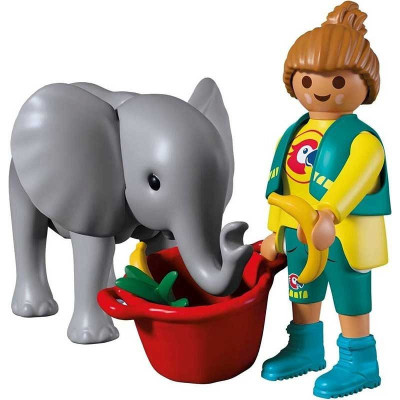 72092 PLAYMOBIL SŁONIĄTKO I OPIEKUN W ZOO ANIMALS & FRIENDS 2026