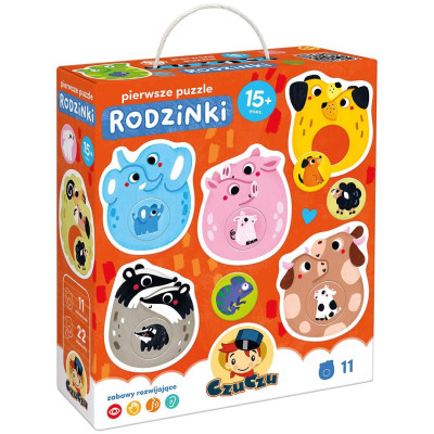 494065 CZUCZU PIERWSZE PUZZLE RODZINKI 11EL