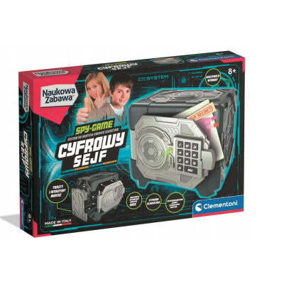 504442 CYFROWY SEJF CLEMENTONI NAUKOWA ZABAWA ZESTAW EDUKACYJNY