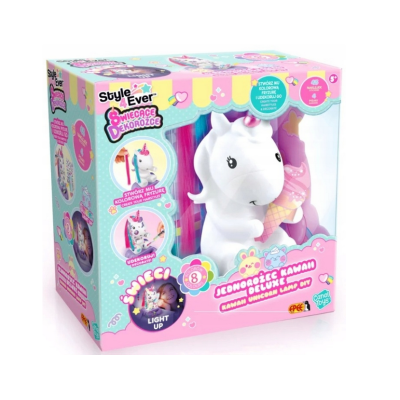 60086 ŚWIECĄCE DEKOROŻCE JEDNOROŻEC DELUX DIY ZESTAW DO MALOWANIA EPEE