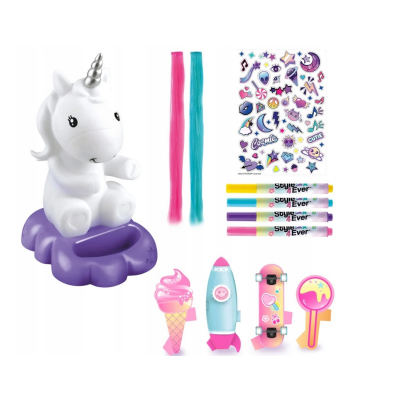 60086 ŚWIECĄCE DEKOROŻCE JEDNOROŻEC DELUX DIY ZESTAW DO MALOWANIA EPEE