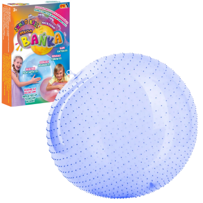 602640 PIŁKA MEGA BAŃKA BAŃKOPIŁKA NAJEŻONA NIEBIESKA EPEE