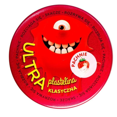 093315 ULTRA PLASTELINA METALICZNA CZERWONA PACHNĄCA TRUSKAWKA EPEE