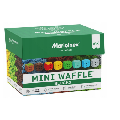 908228 MARIOINEX KLOCKI KONSTRUKCYJNE MINI WAFFLE BLOCKS 502EL