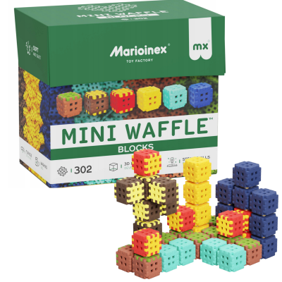 908211 MARIOINEX KLOCKI KONSTRUKCYJNE MINI WAFFLE BLOCKS 302EL